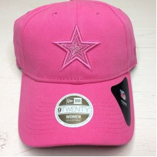 Dallas Cowboys Strapback Mujers New Era Logo Adjustable Cap Pink  eb-62197523